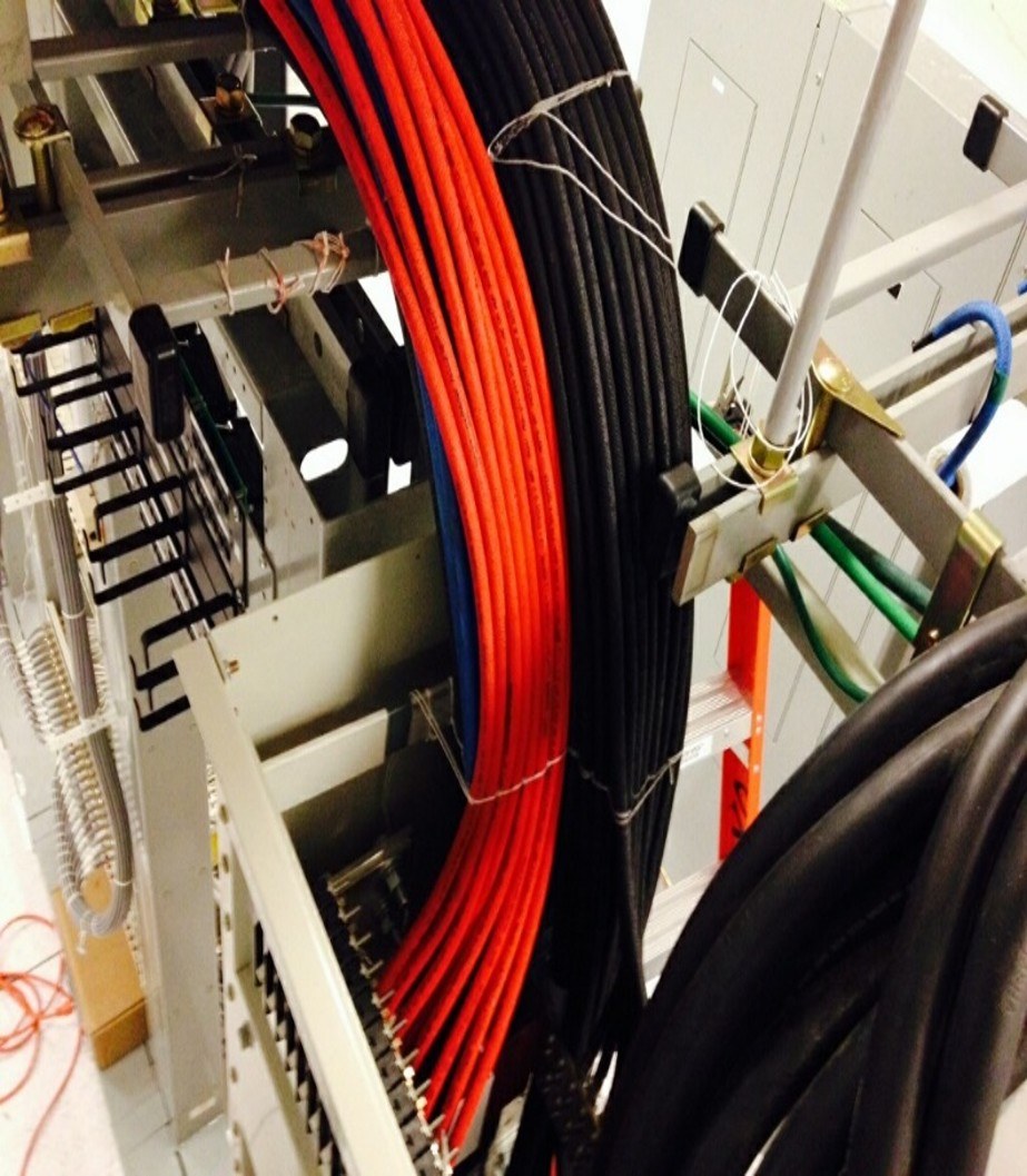 Structured cabling project detail in central office